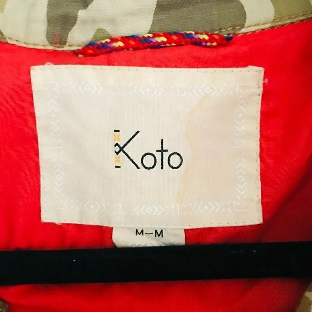 Anthropologie Koto camo jacket Size M - Picture 2 of 6